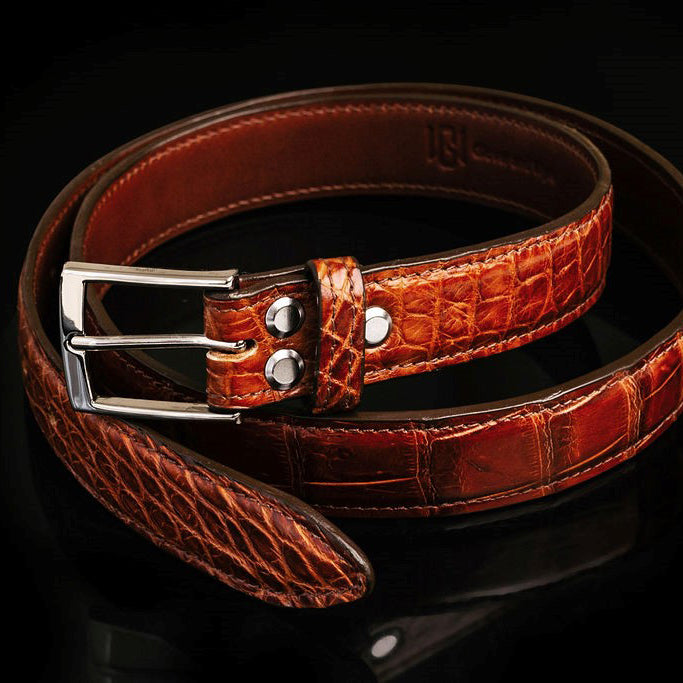 Men's American Alligator Belt